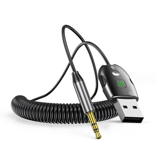 Adaptateur USB Bluetooth mx pour voiture,récepteur sans fil,transmetteur audio,musique,micro,mains libres,prise jack 3.5mm - Type BT5.0 BT770 #A