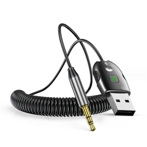 Adaptateur USB Bluetooth mx pour voiture,récepteur sans fil,transmetteur audio,musique,micro,mains libres,prise jack 3.5mm - Type BT5.0 BT770 #E