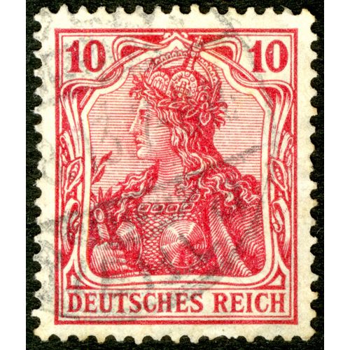 Timbre Oblitéré Deutsches Reich 10