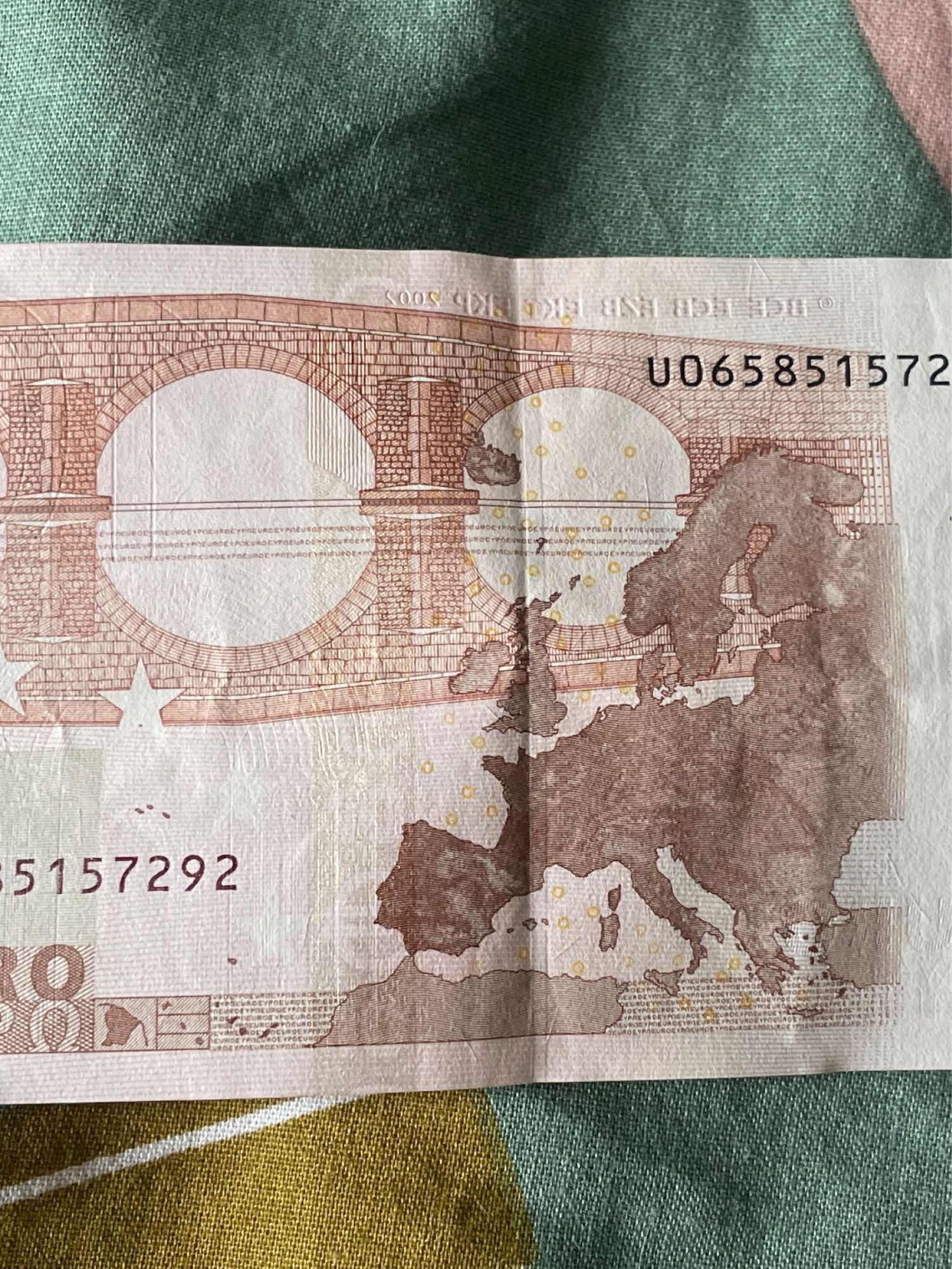 Billet De 10€ Année 2002