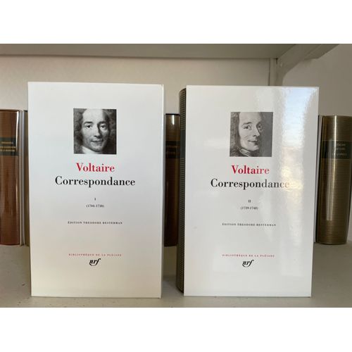 Pléiade Voltaire - Correspondance Tome I Et Ii