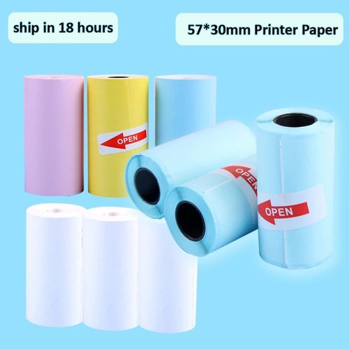 Appareil Photo Instantané HD pour Enfant,Vidéo Statique,Lentille Touristique,Papier Thermique,Impression Photo,Cadeaux d'Anniversaire et de Noël - Type 3 kinds paper