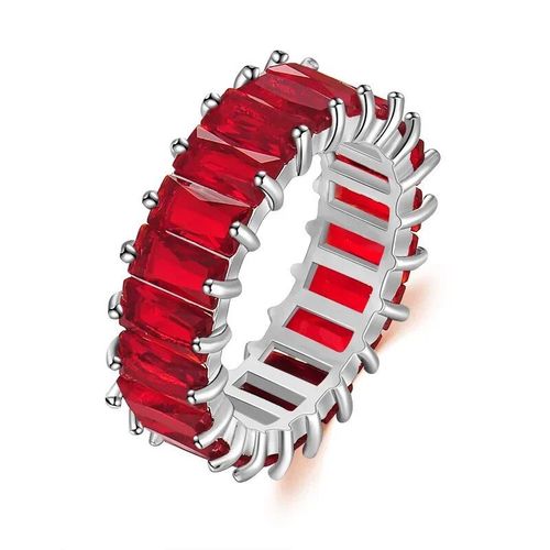 Bague De Luxe En Pierre De Cristal Blanche Pour Femmes,Bagues De Mariage Irrégulières En Zircon Pour Femmes,Bague De Fiançailles Géométrique En Zircon À La Mode