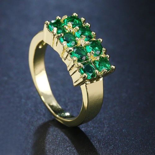 Bague De Luxe En Pierre De Cristal Blanche Pour Femmes,Bagues De Mariage Irrégulières En Zircon Pour Femmes,Bague De Fiançailles Géométrique En Zircon À La Mode