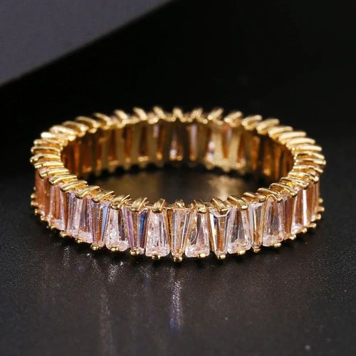 Bagues De Fiançailles En Cristal Cubique Pour Femmes,Bague De Mariage,Cadeau De Bijoux De Fête,Mode De Luxe,Contre-Indiqué,Marquise