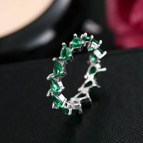 Bagues De Fiançailles En Cristal Cubique Pour Femmes,Bague De Mariage,Cadeau De Bijoux De Fête,Mode De Luxe,Contre-Indiqué,Marquise