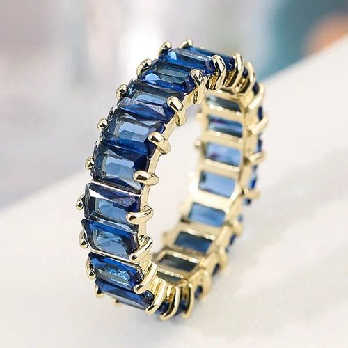 Bague De Luxe En Pierre De Cristal Blanche Pour Femmes,Bagues De Mariage Irrégulières En Zircon Pour Femmes,Bague De Fiançailles Géométrique En Zircon À La Mode