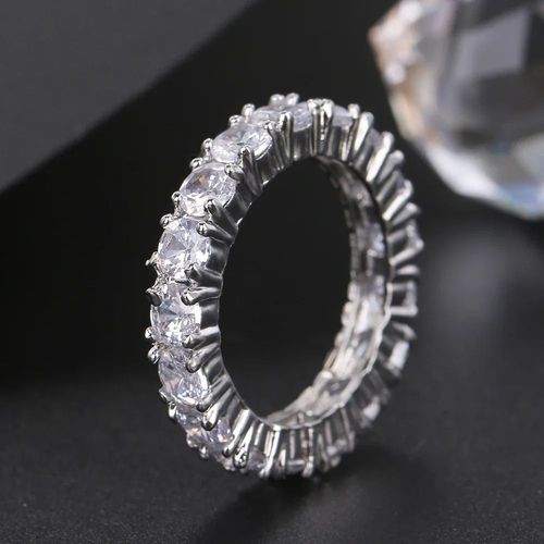 Bagues De Fiançailles En Cristal Cubique Pour Femmes,Bague De Mariage,Cadeau De Bijoux De Fête,Mode De Luxe,Contre-Indiqué,Marquise