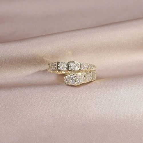 Bague Plaquée Or 14 Carats Pour Femme,Bijoux Élégants,Cadeau De Mariage Réglable,Nouvelle Mode Coréenne Exquise,Aaa Zcomprend