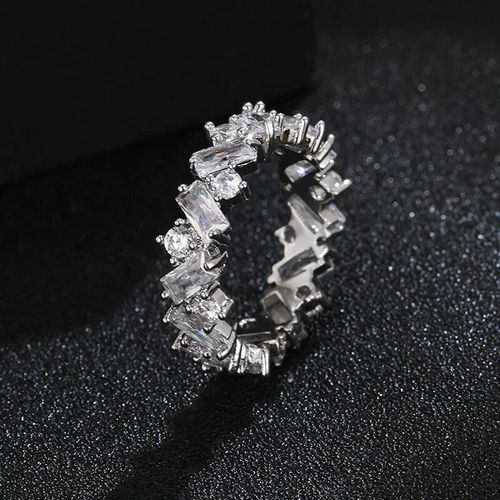 Bagues De Fiançailles En Cristal Cubique Pour Femmes,Bague De Mariage,Cadeau De Bijoux De Fête,Mode De Luxe,Contre-Indiqué,Marquise