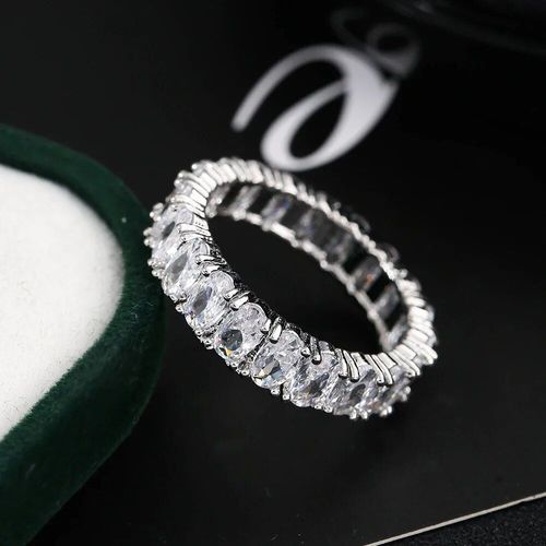 Bagues De Fiançailles En Cristal Cubique Pour Femmes,Bague De Mariage,Cadeau De Bijoux De Fête,Mode De Luxe,Contre-Indiqué,Marquise
