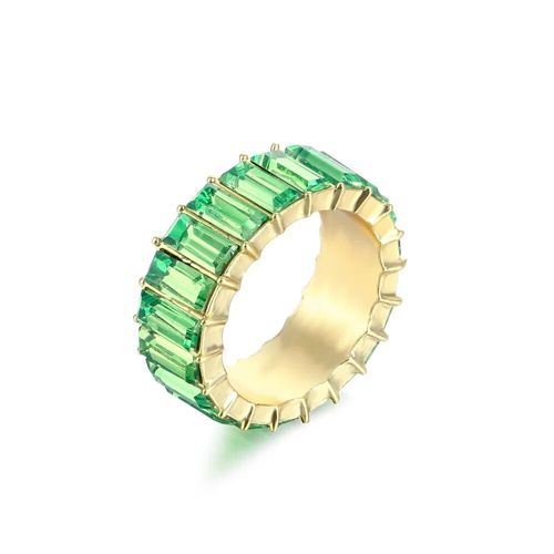Zunderes-Bague Multicolore En Cristal Pour Femme,Bague De Luxe Légère,Cadeau De Fête De Rh,Bijoux De Déclaration,Sortie D'usine,3a