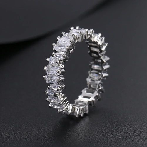 Bagues De Fiançailles En Cristal Cubique Pour Femmes,Bague De Mariage,Cadeau De Bijoux De Fête,Mode De Luxe,Contre-Indiqué,Marquise