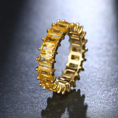 Bague De Luxe En Zircon Pour Femmes,Bague De Fiançailles En Cristal Cz,Bijoux De Mariage,Cadeau D'amour