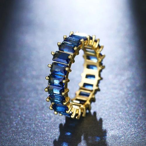 Bague De Luxe En Zircon Pour Femmes,Bague De Fiançailles En Cristal Cz,Bijoux De Mariage,Cadeau D'amour
