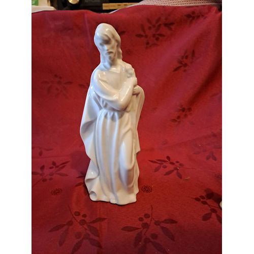 Statue Saint Joseph en Porcelaine.