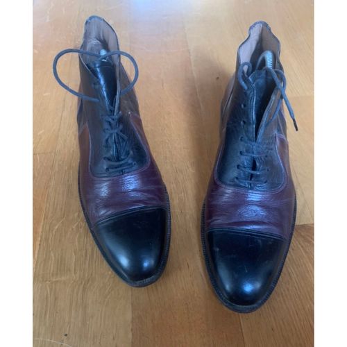 Bottines Vintages -Boots Bicolores 