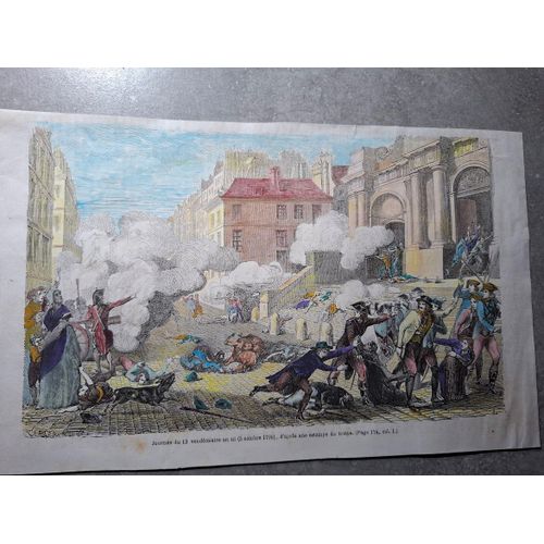 Paris - D' Après Une Estampe Du Temps " Journée Du 13 Vendémiaire An 3 (5 Oct 1795).