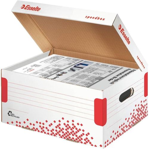 Esselte Conteneur Archives Speedbox A4 Ouv. Totale - 355x193x252mm