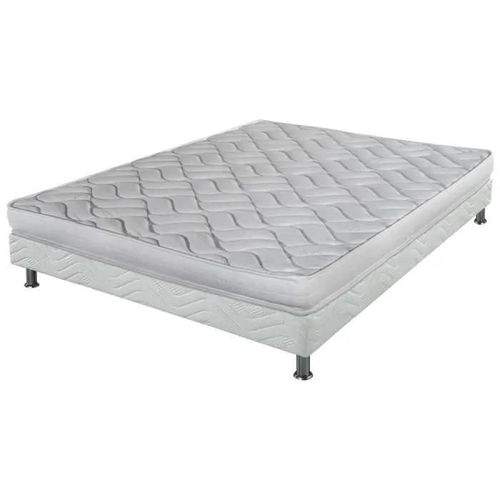 Matelas Melissa + Sommier Tapissier Omega - 140x190 - Mousse - Hauteur 13 Cm