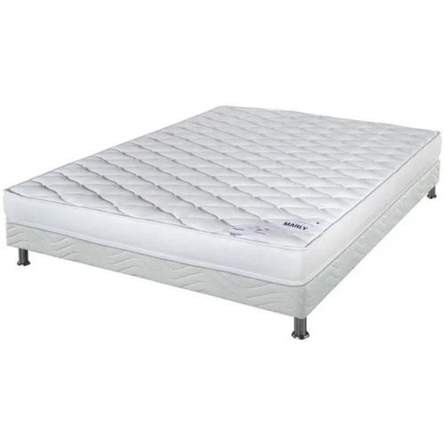 Matelas Marly + Sommier Tapissier Omega - 120x190 - Mousse - Hauteur 15 Cm