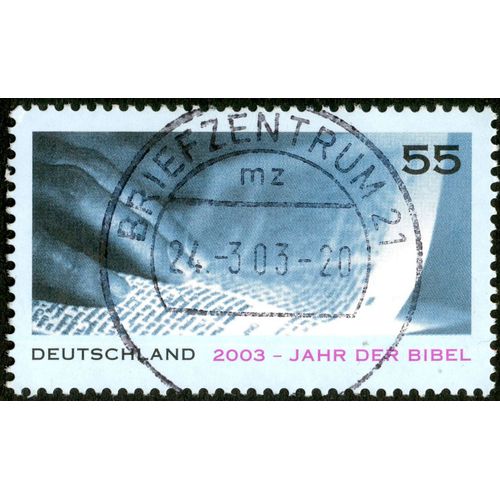 Timbre Oblitéré Deutschland, 2003 Jahr Der Bibel, 55