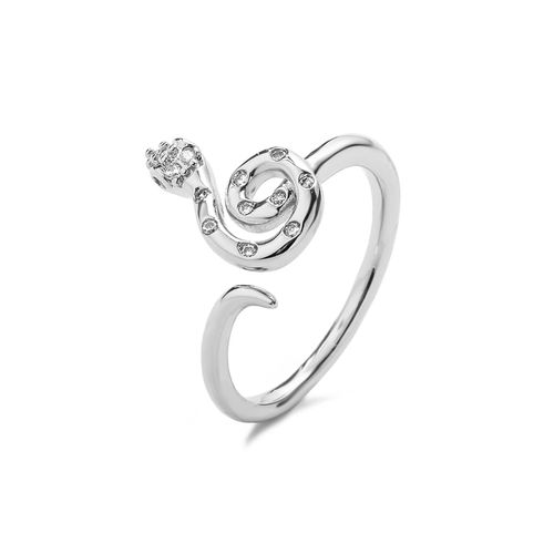 Hecheng-Bagues De Salle Cz Pour Femmes,Bague Réglable Ouverte,Cuivre Plaqué 18 Carats,Bijoux Vintage,Cadeaux De Bague D'li-Cool