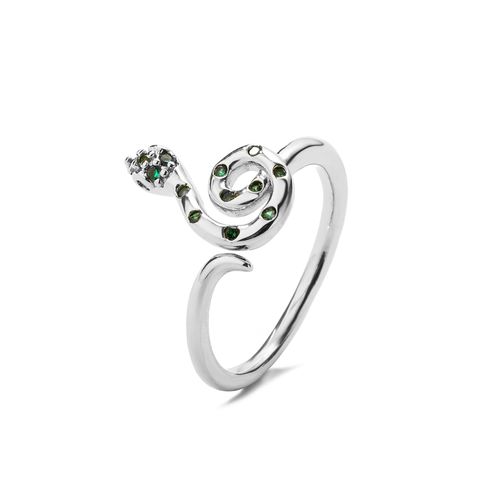 Hecheng-Bagues De Salle Cz Pour Femmes,Bague Réglable Ouverte,Cuivre Plaqué 18 Carats,Bijoux Vintage,Cadeaux De Bague D'li-Cool