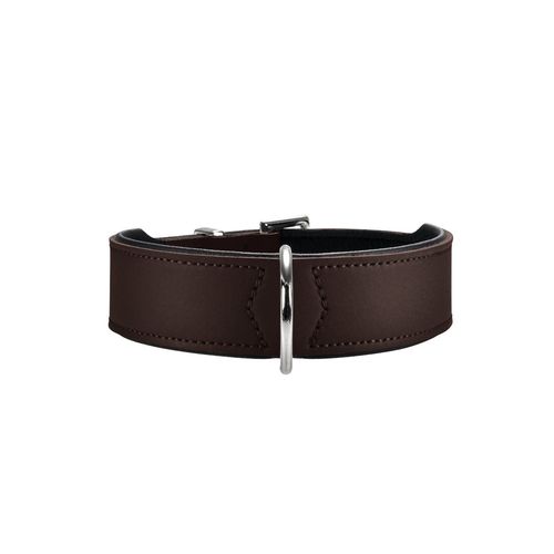 Hunter 46953 Basic 42 Collier En Nickel Pour Chien Marron 35-39 5 Cm