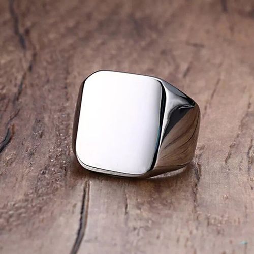 Vnox- 18mm Rétro Initiales Chevalière Pour Hommes,Bande De Doigt Masculin De Timbre Lourd Volumineux,Bijoux De Lettres S En Acier Inoxydable,Cadeau Pour Lui