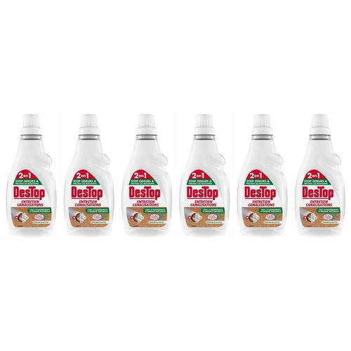 DESTOP Lot de 6 Gels Ecologique Entretien des Canalisations Flacon de 750 ml