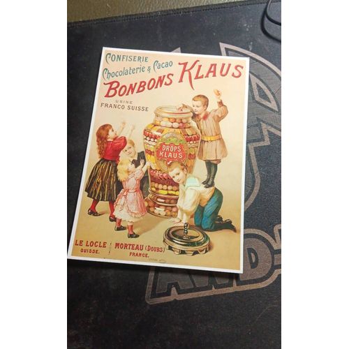 Carte Postale Bonbons Klaus
