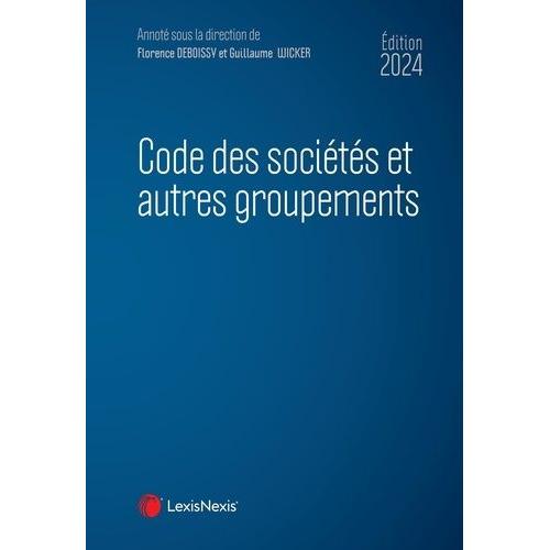 Code Des Sociétés Et Autres Groupements