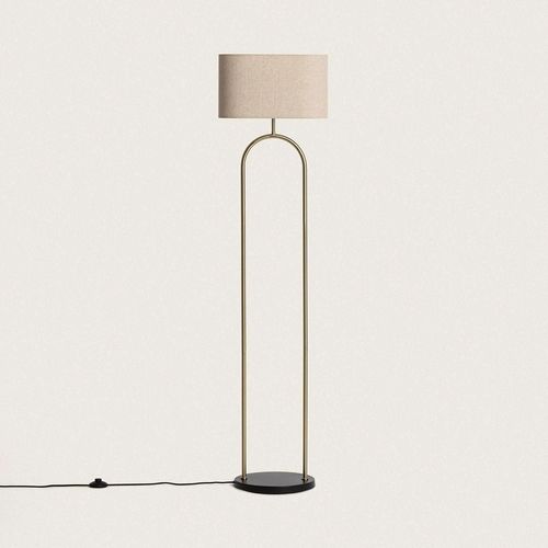Lampadaire Métal Brilthor Doré