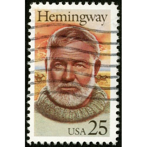 Timbre Oblitéré Usa 25 Hemingway