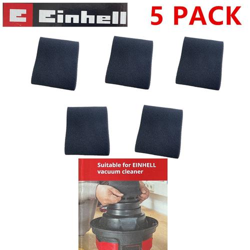 Filtres en mousse adaptés pour aspirateur EINHELL, 5 pièces