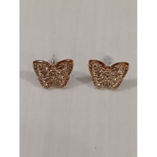 Boucles D'oreilles Papillon Doré