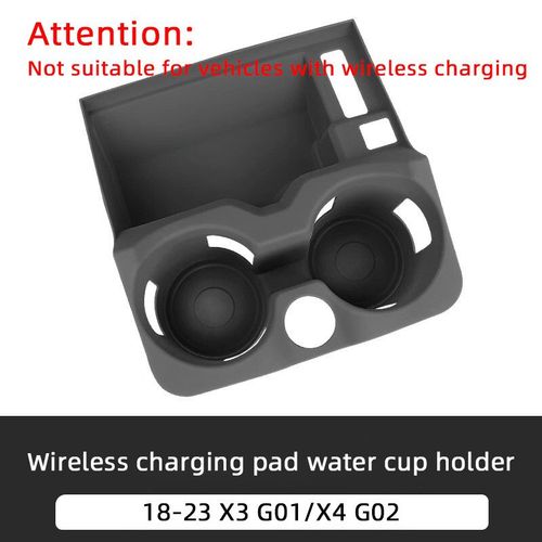 Tampon De Chargement Sans Fil En Silicone Pour Contrôle Central De Voiture,Support De Gobelet À Eau,Polymères Coordonnants,Bmw Série 3,Série 4,Série 5,Bery Tage G01,G02,G - Type 1 Lht G01 G02 Black