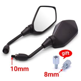 Rétroviseur Latéral Flexible Pour Suzuki V-Strom,Rétroviseur,Accessoires De Moto,650,1000,Dl650,Dl1000,Dl250,Gsr750,Gsr 750,Gsr250 - Type Carbon Fiber