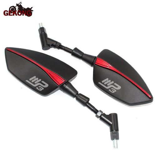 Rétroviseurs Latéraux De Moto,Rétroviseurs Pour Piaggio Mp3 250 300 500 Hpe - Type Red