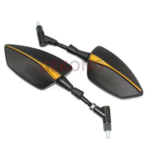 Rétroviseurs Latéraux De Moto,Rétroviseurs Pour Piaggio Mp3 250 300 500 Hpe - Type No Logo Gold
