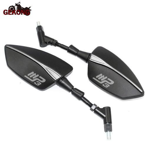 Rétroviseurs Latéraux De Moto,Rétroviseurs Pour Piaggio Mp3 250 300 500 Hpe - Type Silver