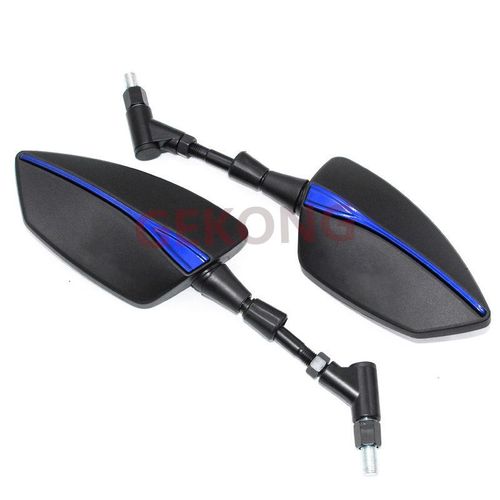 Rétroviseurs Latéraux De Moto,Rétroviseurs Pour Piaggio Mp3 250 300 500 Hpe - Type No Logo Blue