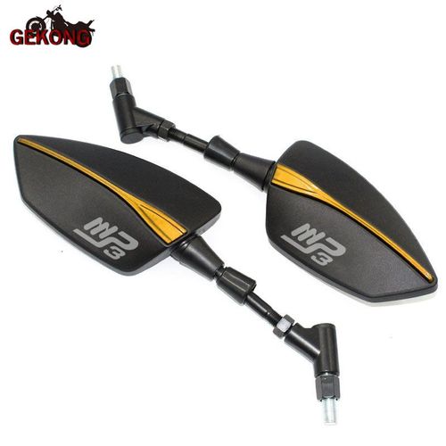 Rétroviseurs Latéraux De Moto,Rétroviseurs Pour Piaggio Mp3 250 300 500 Hpe - Type Gold