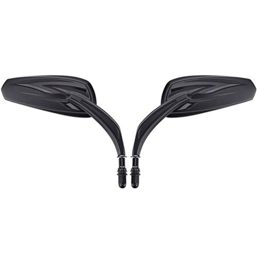 Rétroviseur De Guidon De Moto Pour Harley Davidson,Noir,Touriste,Sport,Sportster Iron 883 Street,Foetal De Rider,8mm - Type Black