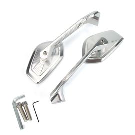 Rétroviseur Latéral De Moto,Accessoires Pour Bmw R1300gs Runder Gs Adv S1000poly F900r/Poly F850gs - Type Argent