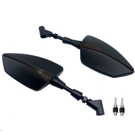 Rétroviseurs Latéraux Réglables,Rétroviseur Pour Suzuki Vstrom Dl650 V-Strom Dl1000 V Strom Dl 650 1000 1050 Xt Dl1050 De - Type No Logo Black