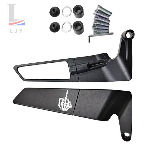 Rétroviseurs De Moto Pour Ktm Duke 125 390,Accessoires Exc 1290,Super Adventure 790 890 990 250 1190 Rc 200 300 - Type Middle Finger