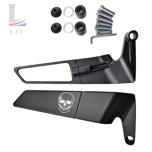 Rétroviseurs De Moto Pour Ktm Duke 125 390,Accessoires Exc 1290,Super Adventure 790 890 990 250 1190 Rc 200 300 - Type Skull