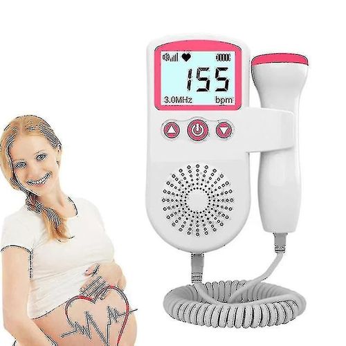 3.0mhz Doppler Moniteur De Fréquence Cardiaque F?Tale Accueil Grossesse Bébé Détecteur De Fréquence Cardiaque